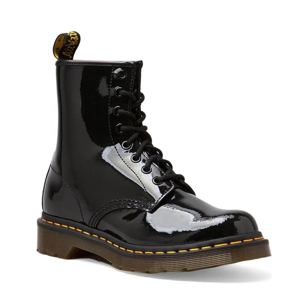 Dr Martens 1460 Patent Lamper Boot in Black Doc Martens